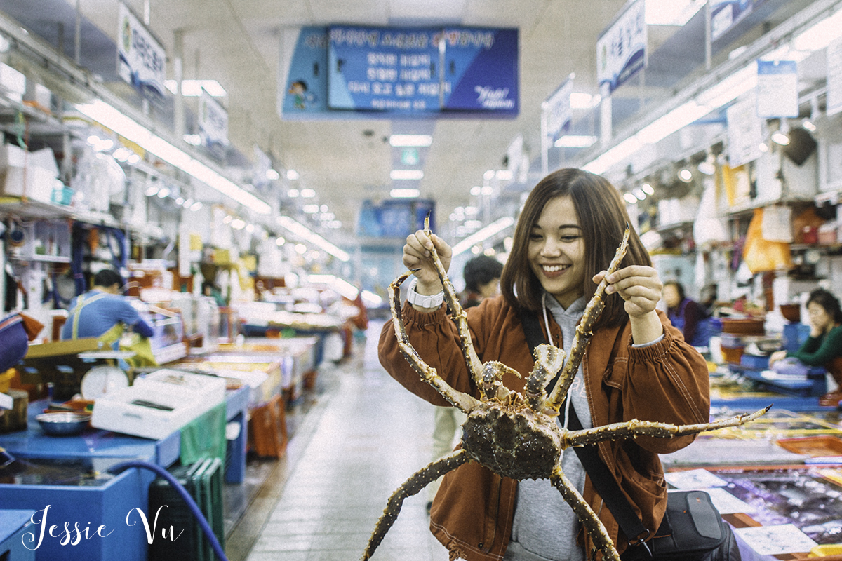 Chợ cá ở Busan 