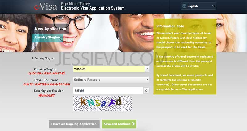 E-visa Thổ Nhĩ Kỳ 